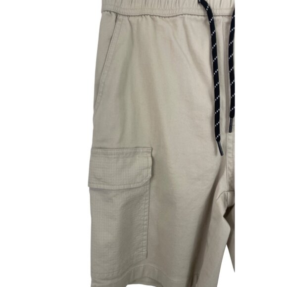 Edgar & Ash Beige Cargo Shorts Cotton Blend Men's Size XS 26x7 - Picture 3 of 11